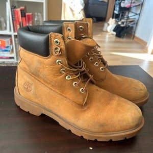 Timberland Men’s 6 Inch Basic Boot Wheat (Size 11)